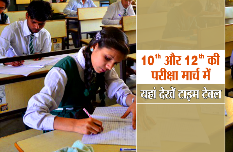 madhya pradesh exam date: MP Board Class 10th 12th Time Table 2020