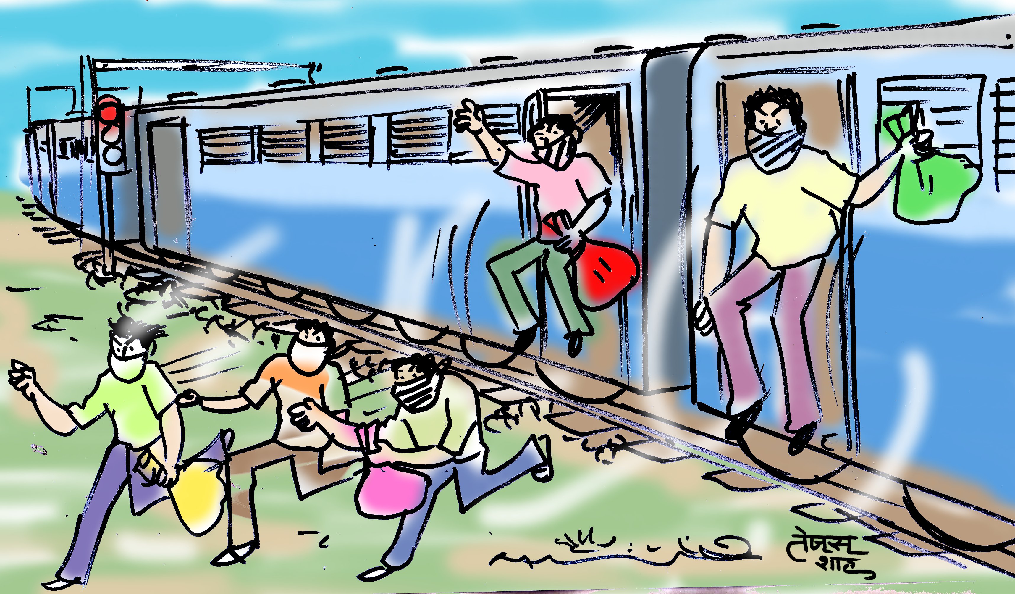 train robbery video, big train loot in  madhya pradesh