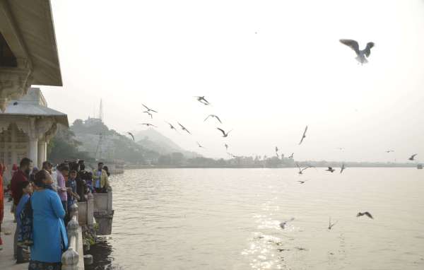 beautiful pics of anasagar lake in ajmer