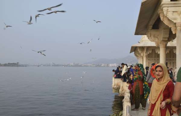 beautiful pics of anasagar lake in ajmer