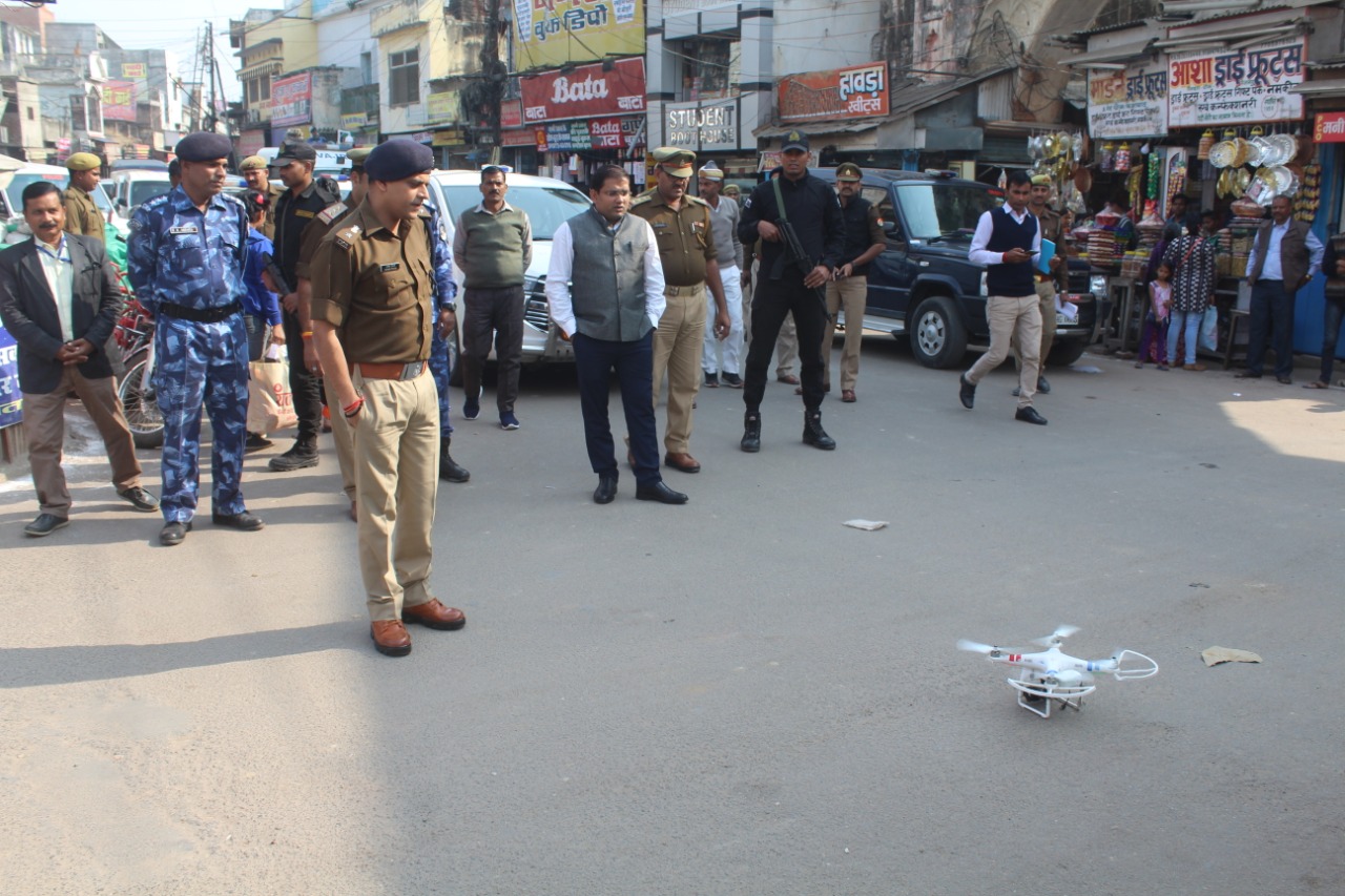 Extensive security arrangements were made in Ayodhya on 06 December