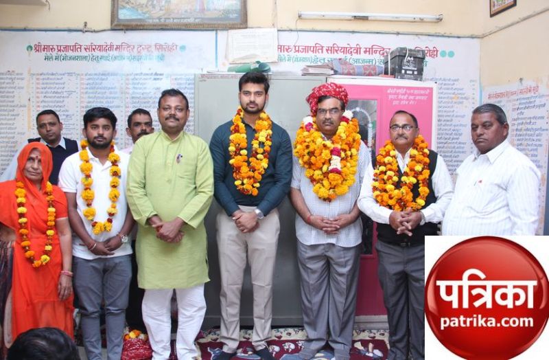 मारू प्रजापति समाज ने सभापति, उप सभापति, पार्षद, छात्रसंघ महासचिव व मजिस्ट्रेट का किया स्वागत, जन प्रतिनिधि बोले-करेंगे हर संभव सहयोग
