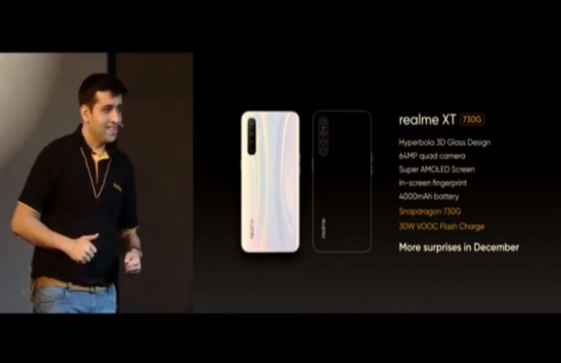 Realme XT 730G will launch in India on December 17