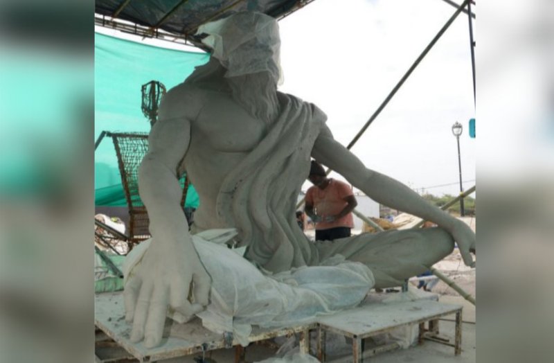 What is being built in Mahakal temple, where Shiva's glory will be see