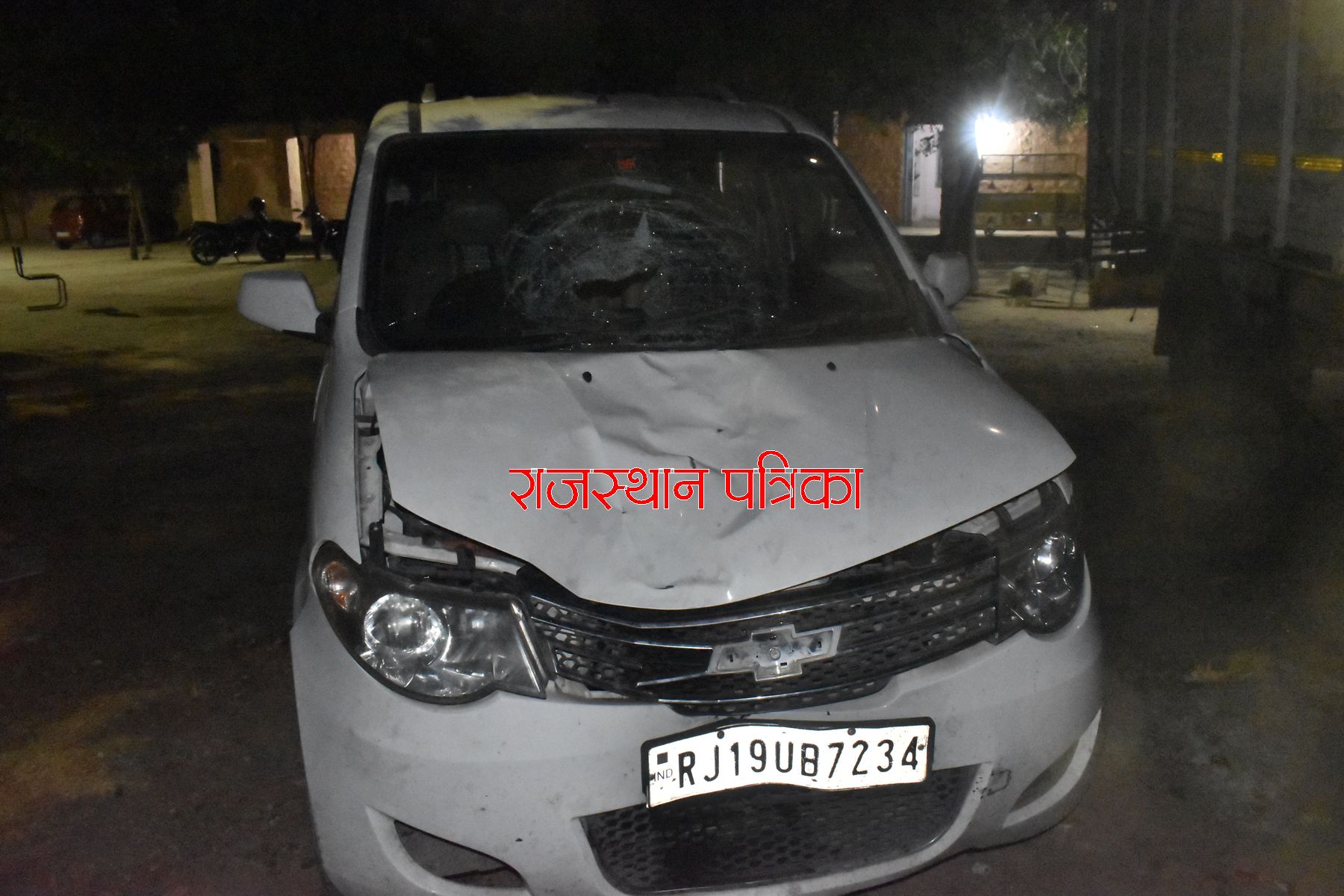 Car found in a garage in Jodhpur