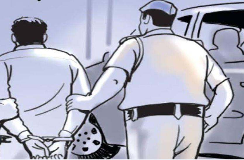 Fugitive-Warranty Reached behind bars on the face of Mukhbiri, Dholpur