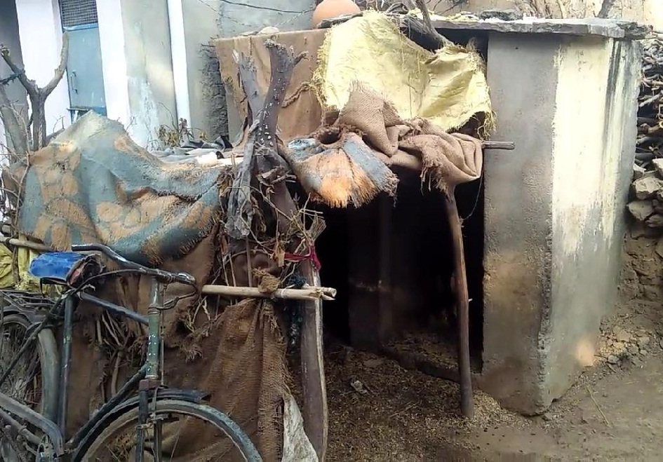 जजावर में शौचालयों का नहीं हो रहा उपयोग, बांध रहे बकरियां रख रखे है कंडे
