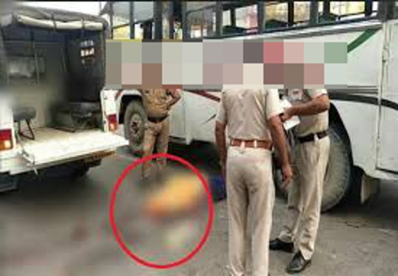 चलती बस के दरवाजे से अचानक सडक़ पर गिर गया कंडक्टर, सिर पर पिछला पहिया चढऩे से दर्दनाक मौत