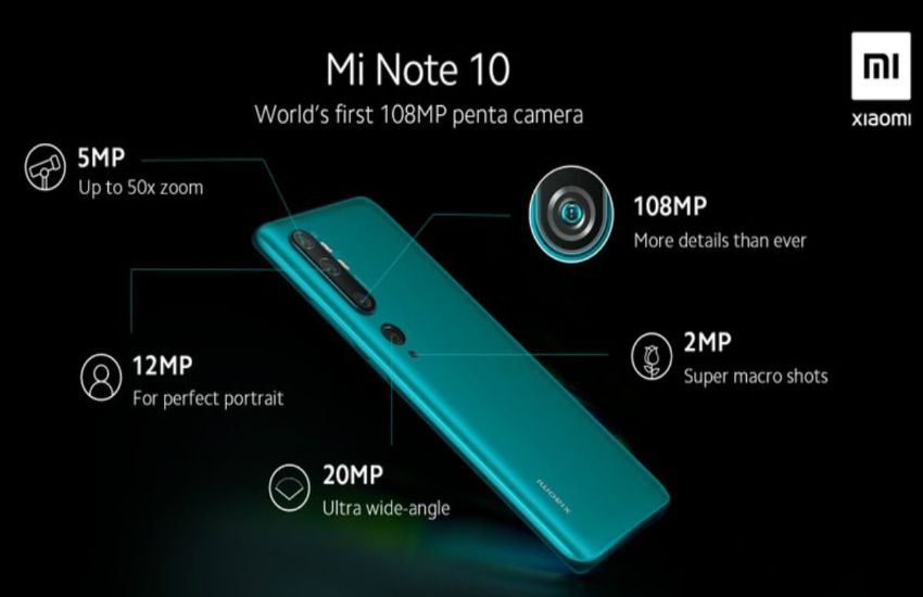 Mi Note 10 Will launch in India January 2020 Specifications