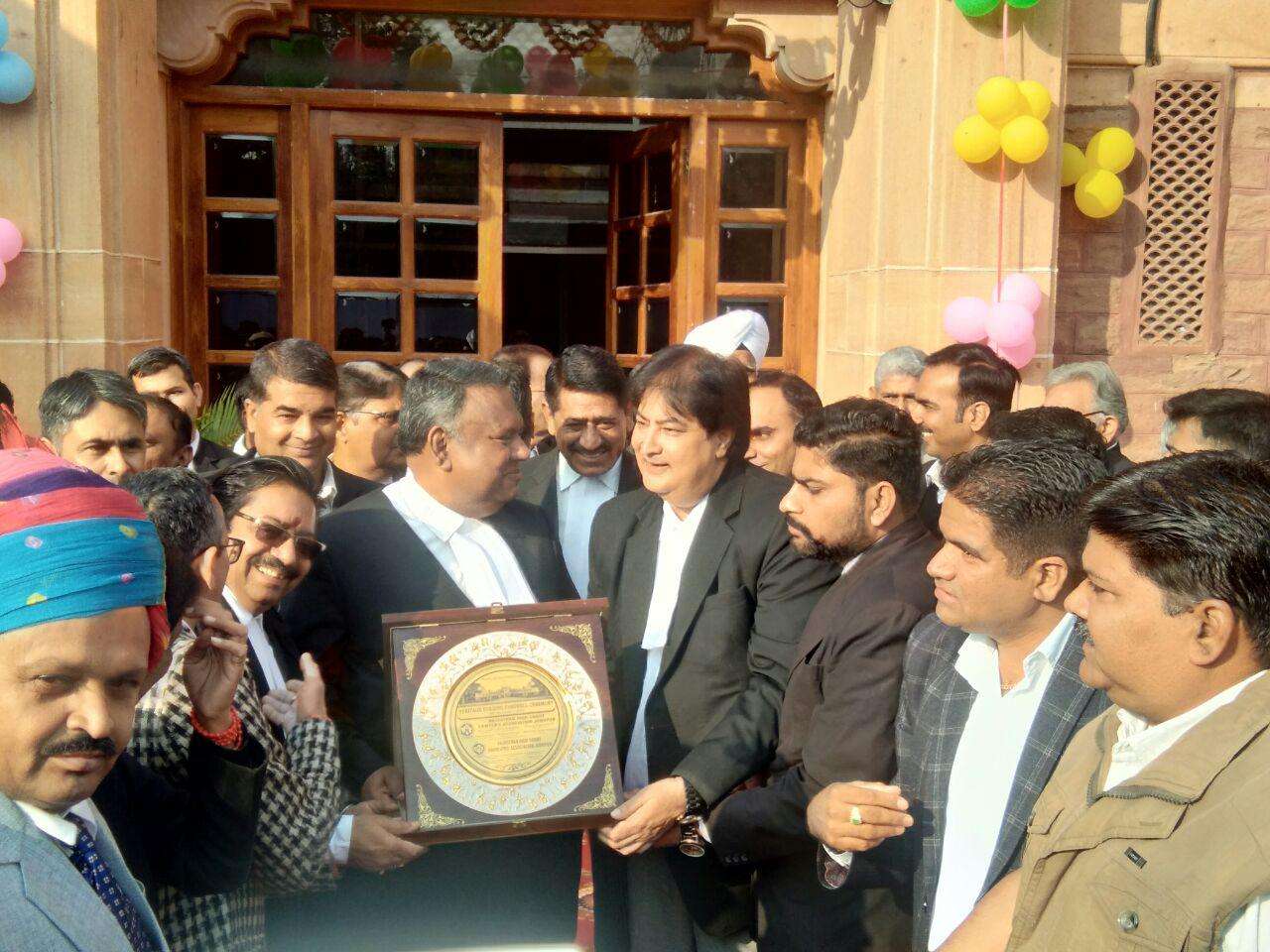 हाईकोर्ट के हेरिटेज भवन से न्यायाधीशों ने ली विदाई, झालामंड स्थित नए भवन में शुरू की सुनवाई