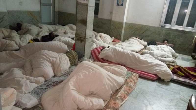 सर्द राहत में राहत दे रहे रैन बसेरे