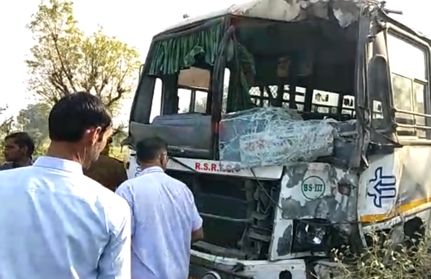 Accident in sikar