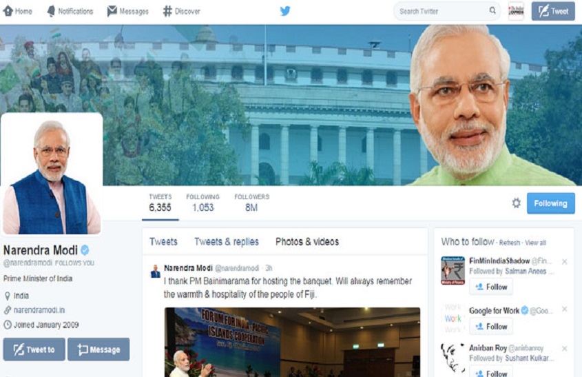प्रधानमंत्री मोदी का संदेश बना 2019 में भारत का 'गोल्डन ट्वीट'