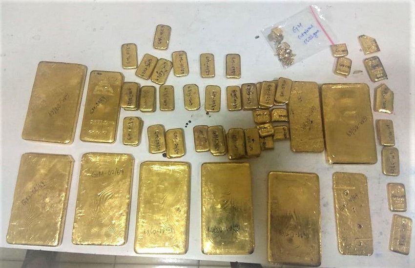 डीआरआइ ने पकड़ा 42 किलो सोना, 16.50 करोड़ रुपए कीमत, 10 तस्कर गिरफ्तार