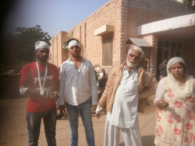 Fatal attack in plot dispute, seven injured