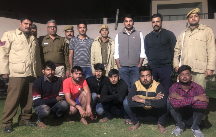 break car glasses case in jaipur, 6 accused arrested