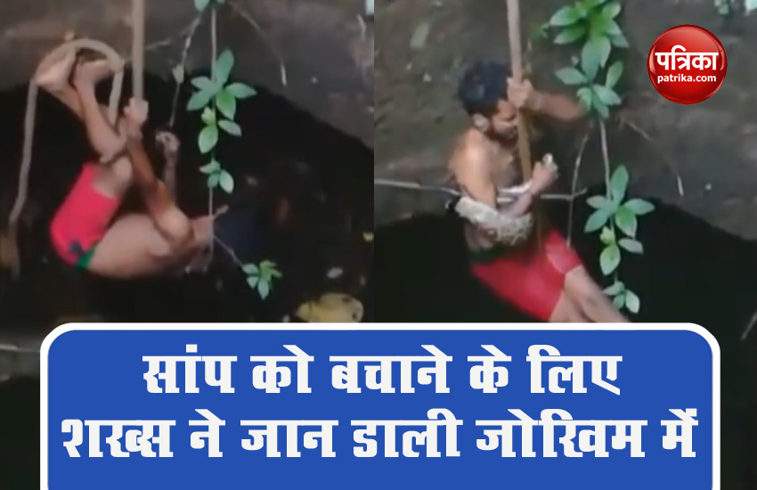 सांप को बचाने के लिए कुएं के अंदर चला गया शख्स, लेकिन उसके बाद सामने आया ये डरावना मंजर
