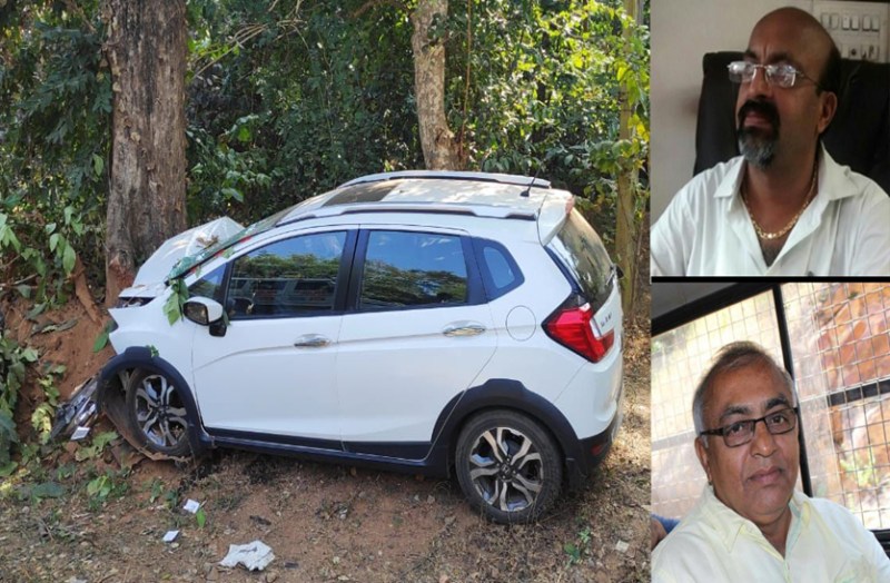 अनियंत्रित कार पेड़ से टकराई, दुर्घटना में युगांतर पब्लिक स्कूल के डायरेक्टर और उनके छोटे भाई की मौत, ड्राइवर घायल