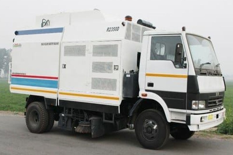 jodhpur nagar nigam installed road sweeping machine for cleanliness