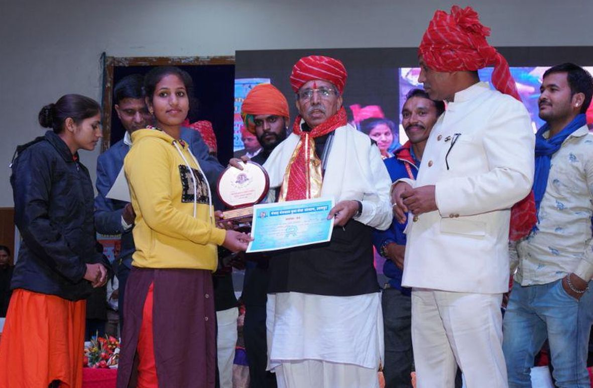 tailent awarded ceremony of Meghwal society