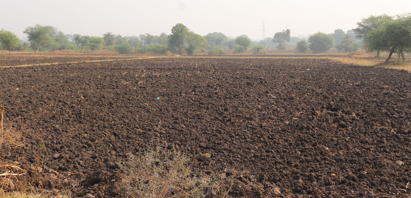 बांसवाड़ा. जुताई के बाद भी खाली पड़े खेत।