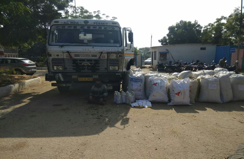 दो ट्रेलर में आसाम-झारखण्ड से जोधपुर आ रहा मादक पदार्थ जब्त
