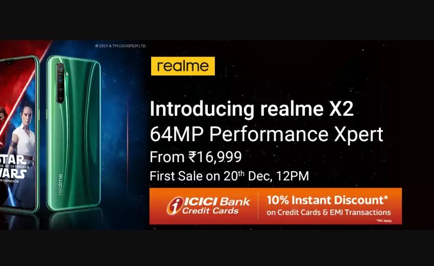 Realme X2 Flash Sale on December 20 check offers specifications