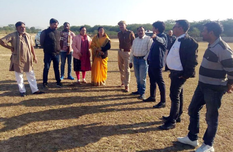 बायपास निकालने के लिए पालिकाध्यक्ष व एसडीओं ने किया निरीक्षण