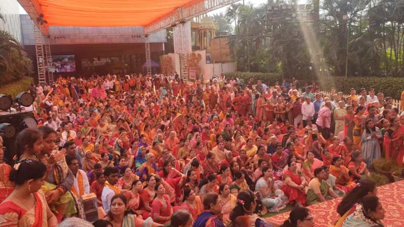 राजभोग और लाल घटा बंगला के हुए दर्शन, शाम को चंवरी उत्सव भी