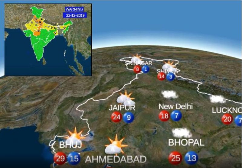 मौसम विभाग ने दी चेतावनी, जारी रहेगा सर्दी का दौर, उत्तरी हवाओं का रुख बदलते ही बढ़ी सर्दी