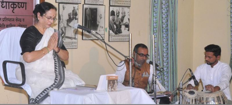 Gandhi story in Gandhi Bhavan