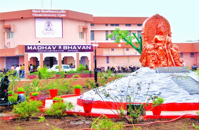 vikram university, m.com. ujjaim. patrika