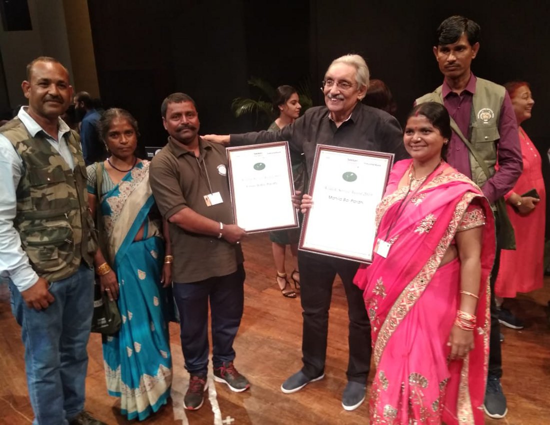 खीरबाबू और महिलाबाई पारधी को वन्यजीव सेवा पुरस्कार