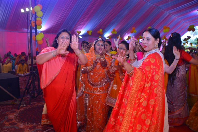 श्रीराम और श्रीकृष्ण का जन्मोत्सव मनाया श्री मद् भागवत कथा