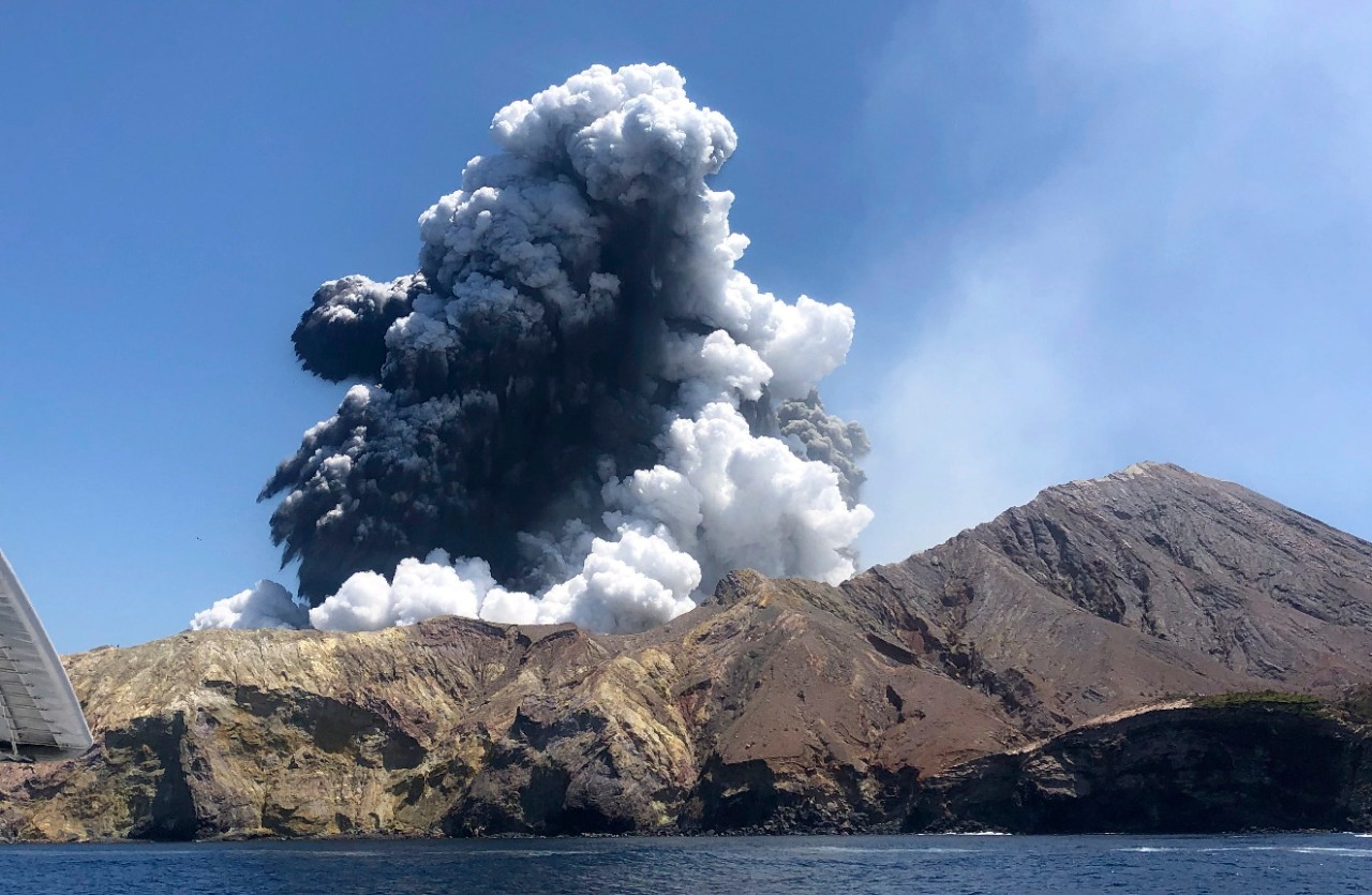 New Zealand volcanic eruption