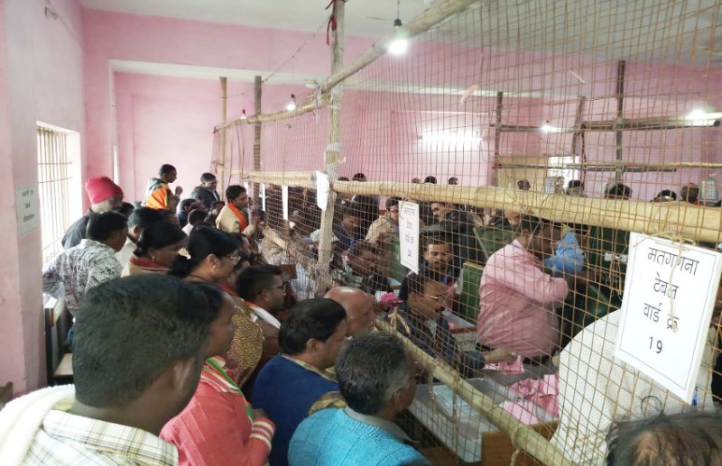 नैला में लहरा भाजपा का झंडा