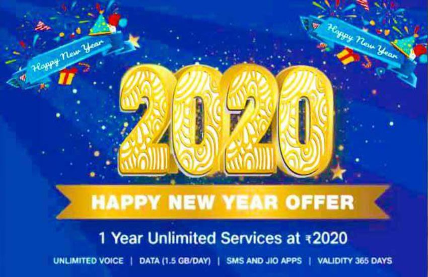 Reliance Jio announces 2020 Happy New Year Offer