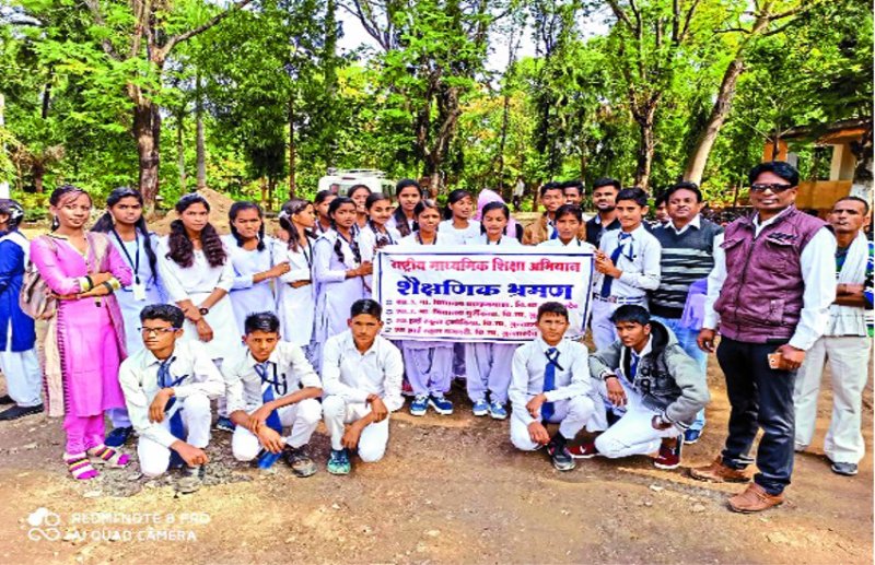 भ्रमण में बच्चों ने तकनीकी ज्ञान