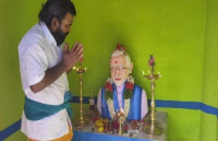 Person built PM Narendra Modi temple 