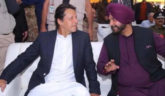 Imran Khan and Navjot Singh Sidhu