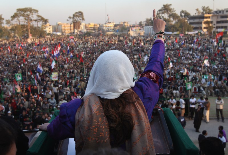 Benazir Bhutto Last rally