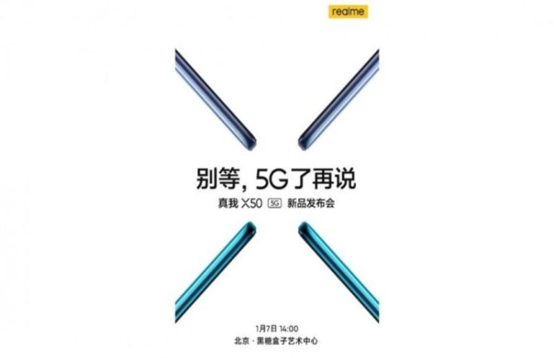 Realme X50 5G battery should last for two days