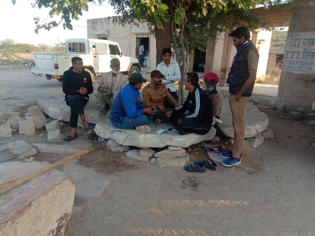 Thanksgiving session in village