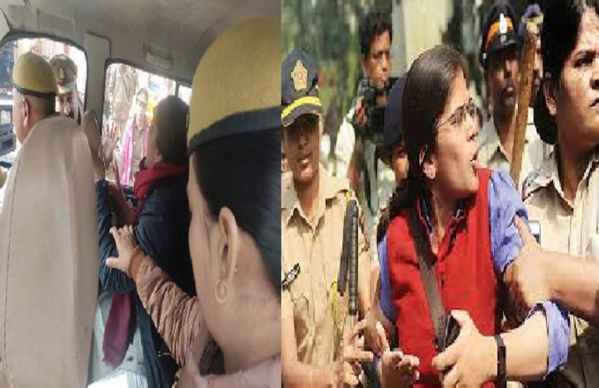 SP leader Richa Singh arrested
