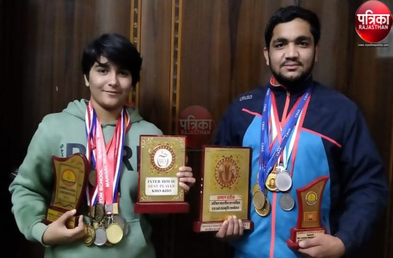 भाई कुश्ती तो छोटी बहन जूड़ो में अव्वल, पाली का बढ़ाया मान