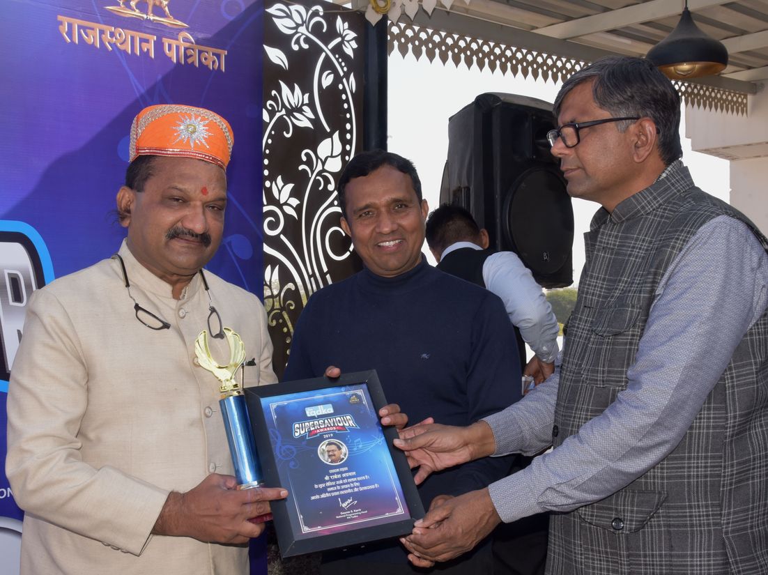 सम्मानित हुए लेकसिटी के रीयल हीरोज
