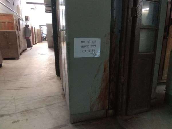 Don't spit here for god's sake, the cupboard has started melting ...