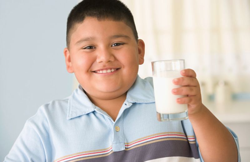 Whole Milk vs skimmed milk, which can prevent children from obesity