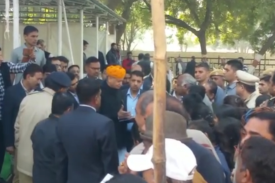 CM ashok gehlot jansunwai at circuit house of jodhpur
