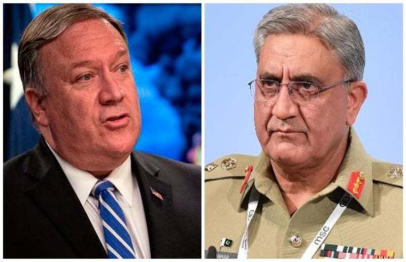 mike pompeo and bajwa